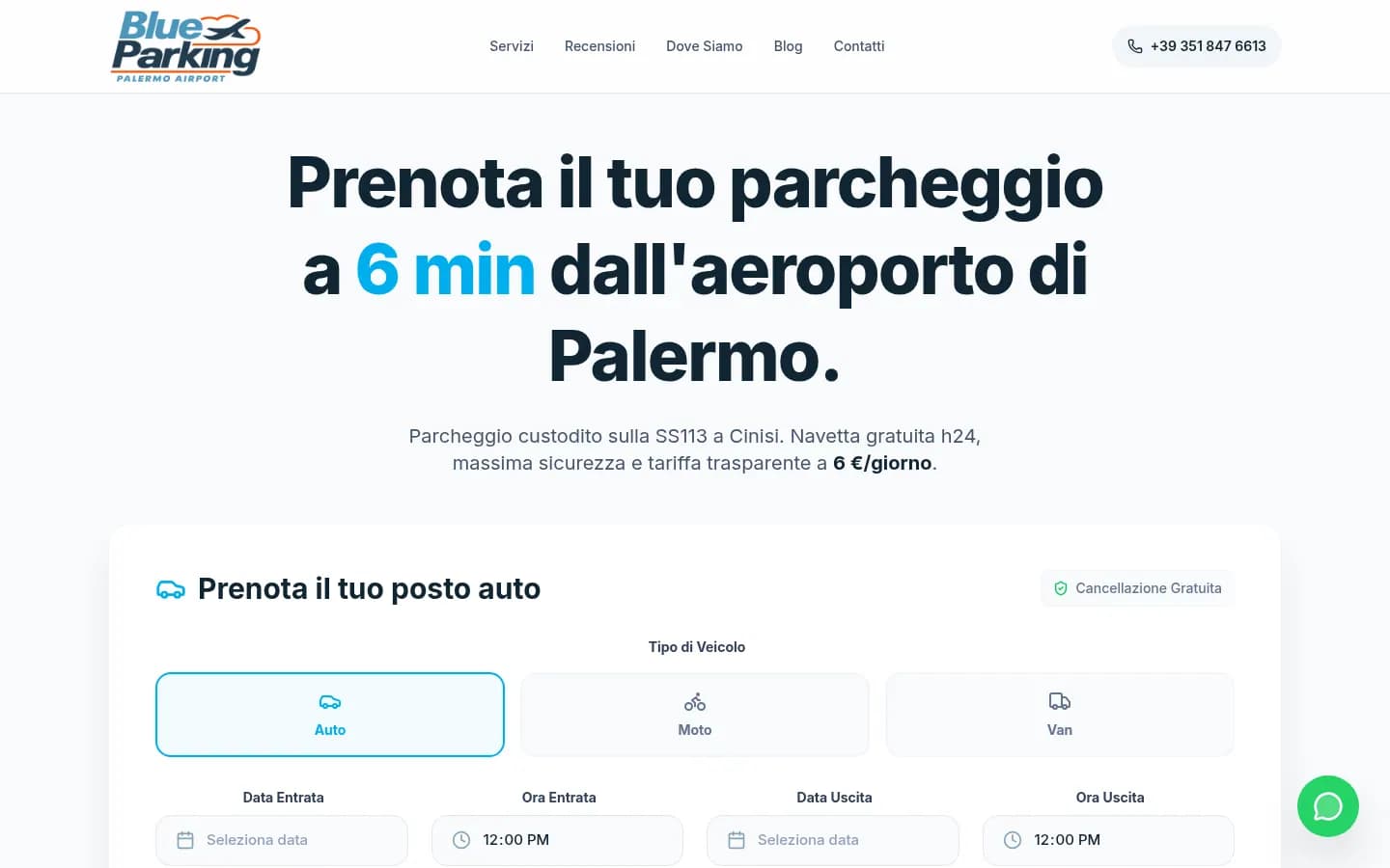 Blue Parking Cinisi