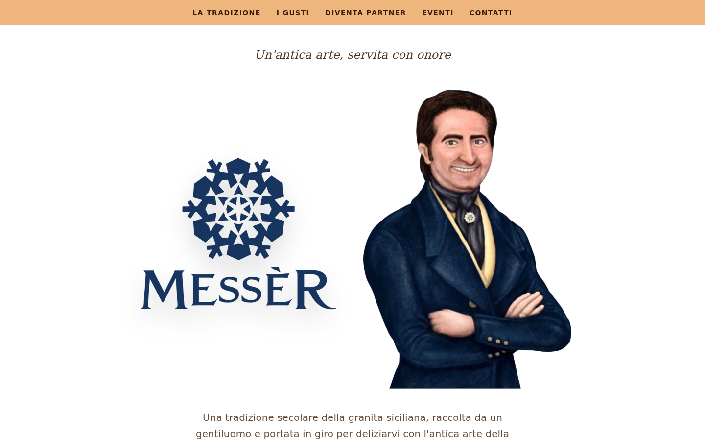 Screenshot del sito Messer Granite di Sicilia